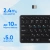 Клавиатура Оклик K614W черный USB беспроводная slim Multimedia Touch (1979327) - купить недорого с доставкой в интернет-магазине