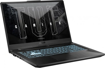 Ноутбук Asus TUF Gaming A17 FA706NF-HX007 Ryzen 5 7535HS 16Gb SSD512Gb NVIDIA GeForce RTX 2050 4Gb 17.3" IPS FHD (1920x1080) noOS black WiFi BT Cam (90NR0JH5-M002L0) - купить недорого с доставкой в интернет-магазине