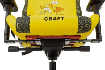 Кресло игровое Knight Craft Dragon желтый экокожа с подголов. крестов. металл - купить недорого с доставкой в интернет-магазине