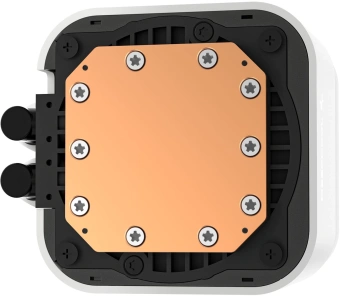 Система водяного охлаждения Deepcool LQ360 Wh ARGB Soc-AM5/AM4/1200/1700/1851 белый 4-pin 38.71dB Al LCD 350W 1840gr Ret (R-LQ360-WHDSMC-G-1) - купить недорого с доставкой в интернет-магазине