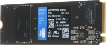 Накопитель SSD WD PCIe 4.0 x4 1TB WDS100T5B0E SN5100 Blue M.2 2280 - купить недорого с доставкой в интернет-магазине