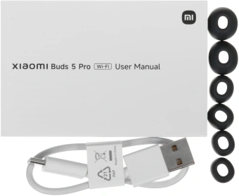 Гарнитура внутриканальные Xiaomi Buds 5 Pro WiFi-Black черный беспроводные bluetooth в ушной раковине (BHR9647GL) - купить недорого с доставкой в интернет-магазине