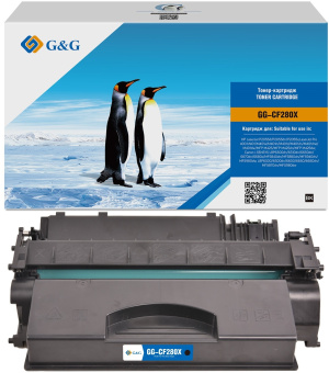 Картридж лазерный G&G GG-CF280X черный (6900стр.) для HP LJ P2035/P2055d/Pro 400 M401/MFP M425 - купить недорого с доставкой в интернет-магазине