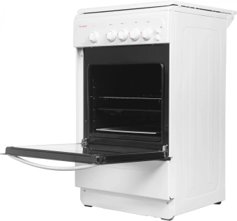 Плита Газовая Gefest CG 50M04 K73 белый (металлическая крышка) реш.чугун - купить недорого с доставкой в интернет-магазине