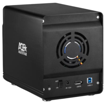 Внешний корпус для HDD AgeStar 3C4B3A1 SATA II алюминий черный LCD 3.5" - купить недорого с доставкой в интернет-магазине