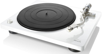 Проигрыватель винила Denon DP-400 частично автоматический белый - купить недорого с доставкой в интернет-магазине