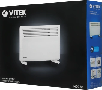 Конвектор Vitek VT-2176 1600Вт белый - купить недорого с доставкой в интернет-магазине