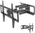 Кронштейн для телевизора Kromax OPTIMA-409 черный 32"-65" макс.45кг настенный поворотно-выдвижной и наклонный - купить недорого с доставкой в интернет-магазине
