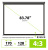 Экран Cactus 128x170.7см Wallscreen CS-PSW-128X170-SG 4:3 настенно-потолочный рулонный серый - купить недорого с доставкой в интернет-магазине