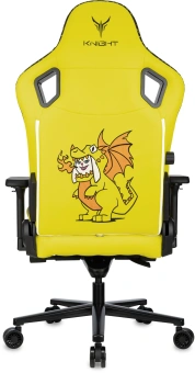 Кресло игровое Knight Craft Dragon желтый экокожа с подголов. крестов. металл - купить недорого с доставкой в интернет-магазине