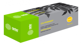 Картридж лазерный Cactus CS-PH6000Y 106R01633 желтый (1000стр.) для Xerox Phaser 6000/6010 - купить недорого с доставкой в интернет-магазине