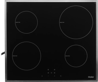 Индукционная варочная поверхность Haier HHX-Y64NFB черный/нержавеющая сталь - купить недорого с доставкой в интернет-магазине