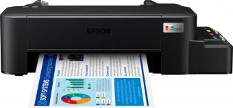 Принтер струйный Epson L121 (C11CD76414/413/505/504) A4 черный - купить недорого с доставкой в интернет-магазине