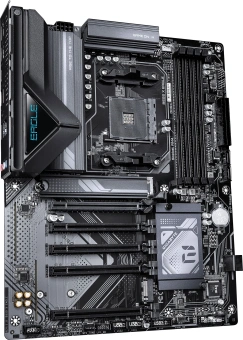 Материнская плата Gigabyte B550 X EAGLE Soc-AM4 AMD B550 4xDDR4 ATX AC`97 8ch(7.1) 2.5Gg RAID+HDMI - купить недорого с доставкой в интернет-магазине
