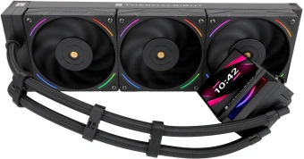 Система водяного охлаждения Thermalright Hyper Vision 360 ARGB Soc-AM5/AM4/1151/1200/2066/2011/1700 черный 4-pin 27dB Al LCD Ret (H-VISION-360-BL-ARGB) - купить недорого с доставкой в интернет-магазине