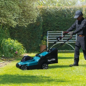 Газонокосилка роторная Makita LM003GU102 740Вт - купить недорого с доставкой в интернет-магазине