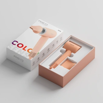 Фен Red Solution F570 1400Вт бежевый/персиковый - купить недорого с доставкой в интернет-магазине