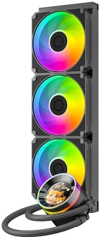Система водяного охлаждения ID-Cooling SL360 V2 ARGB Soc-AM5/AM4/1200/1700/1851 черный 4-pin 31dB Al+Cu LCD 350W Ret - купить недорого с доставкой в интернет-магазине