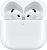 Гарнитура вкладыши Apple AirPods 4 ANC A3055,A3056,A3059 белый беспроводные bluetooth в ушной раковине (MXP93ZM/A)