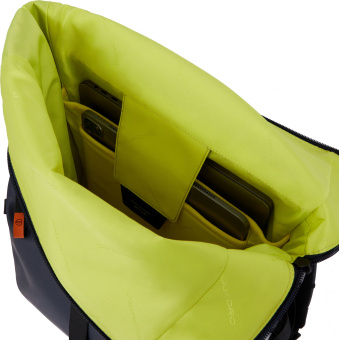 Рюкзак Piquadro Corner 2.0 CA6291C2OW/BLU роллтоп синий полиуретан/полиэстер - купить недорого с доставкой в интернет-магазине