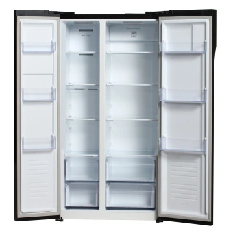 Холодильник Hyundai CS5003F 2-хкамерн. черное стекло - купить недорого с доставкой в интернет-магазине