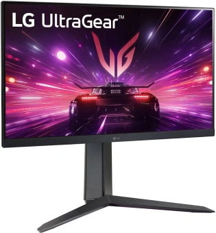 Монитор LG 23.8" UltraGear 24GS65F-B черный IPS LED 16:9 HDMI матовая HAS 300cd 178гр/178гр 1920x1080 180Hz G-Sync FreeSync DP FHD 5.4кг - купить недорого с доставкой в интернет-магазине