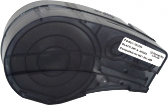 Картридж ленточный Cactus CS-M21-500499 черный на белом 12.7x4.9 для Brady BMP21-PLUS, BMP21-LAB - купить недорого с доставкой в интернет-магазине