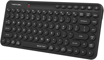 Клавиатура A4Tech FBK36C AS черный USB беспроводная BT/Radio slim Multimedia - купить недорого с доставкой в интернет-магазине