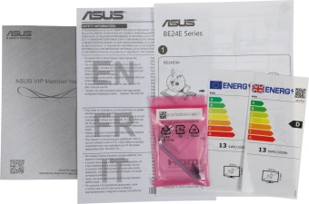 Монитор Asus 23.8" Business BE24EQK черный IPS LED 4ms 16:9 HDMI M/M Cam матовая 300cd 178гр/178гр 1920x1080 76Hz VGA DP FHD 4.6кг - купить недорого с доставкой в интернет-магазине