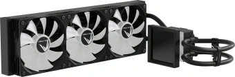 Система водяного охлаждения Formula Ice Jet Vision 360 ARGB Soc-AM5/AM4/1200/2066/1700/1851 черный 4-pin 1-27dB Al+Cu LCD 315W 2020gr Ret (ICE JET VISION 360 BK) - купить недорого с доставкой в интернет-магазине