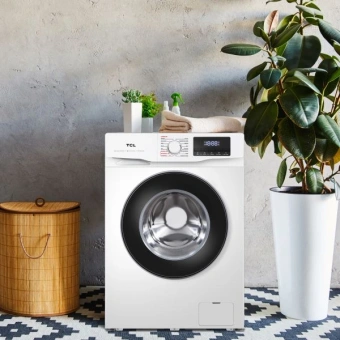 Стиральная машина TCL TWRF-607W12W1 класс: A+++ загр.фронтальная макс.:7кг белый инвертор - купить недорого с доставкой в интернет-магазине