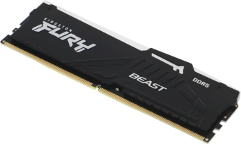 Память DDR5 16GB 6000MHz Kingston KF560C30BBA-16 Fury Beast Black RGB RTL Gaming PC5-48000 CL30 DIMM 288-pin 1.4В kit single rank с радиатором Ret - купить недорого с доставкой в интернет-магазине