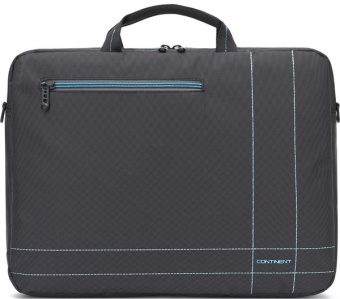 Сумка для ноутбука 15.6" Continent CC-201 GB серый нейлон/полиэстер - купить недорого с доставкой в интернет-магазине