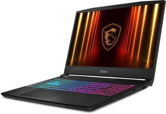 Ноутбук MSI Katana 15 HX B14WGK-226XRU Core i7 14650HX 32Gb SSD1Tb NVIDIA GeForce RTX 5070 8Gb 15.6" IPS FHD (1920x1080) FreeDOS black WiFi BT Cam (9S7-1587C1-226) - купить недорого с доставкой в интернет-магазине
