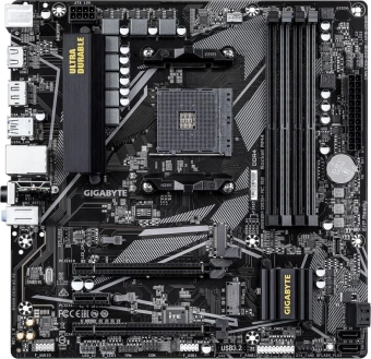 Материнская плата Gigabyte B550M DS3H AC R2 Soc-AM4 AMD B550 4xDDR4 mATX AC`97 8ch(7.1) GbLAN RAID+HDMI+DP - купить недорого с доставкой в интернет-магазине