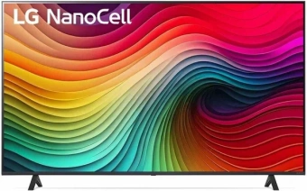 Телевизор LED LG 50" 50NANO80T6A.ARUG синяя сажа 4K Ultra HD 60Hz DVB-T DVB-T2 DVB-C DVB-S DVB-S2 USB WiFi Smart TV - купить недорого с доставкой в интернет-магазине