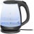 Чайник электрический Hyundai HYK-G1003 1.7л. 2200Вт серый корпус: стекло/пластик - купить недорого с доставкой в интернет-магазине