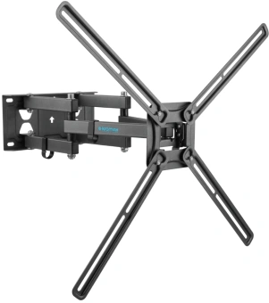 Кронштейн для телевизора Kromax CORBEL-9 титан 32"-75" макс.55кг настенный поворот и наклон - купить недорого с доставкой в интернет-магазине