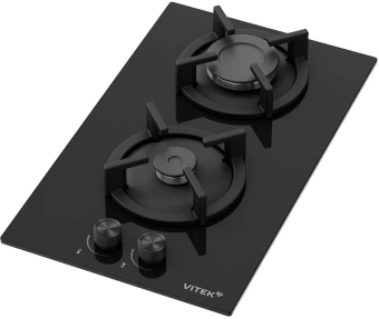 Газовая варочная поверхность Vitek VGH 3250 BG черный - купить недорого с доставкой в интернет-магазине