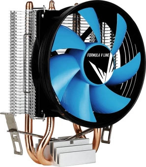Устройство охлаждения(кулер) Formula AC Verkho 2 Soc-AM5/AM4/1200/1700/1851 черный/синий 4-pin 15-25dB Al+Cu 110W 307gr Ret (VERKHO 2) - купить недорого с доставкой в интернет-магазине