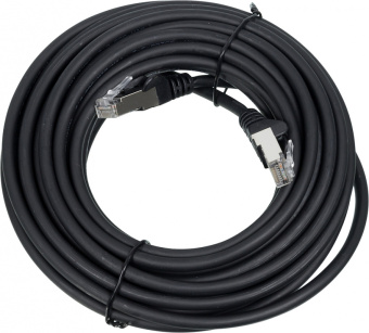 Патч-корд Lanmaster LAN-PC45/S5E-7.0-BK FTP RJ-45 вил.-вилка RJ-45 кат.5E 7м черный LSZH - купить недорого с доставкой в интернет-магазине