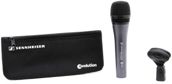 Микрофон проводной Sennheiser E 835-S черный - купить недорого с доставкой в интернет-магазине