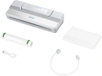 Вакуумный упаковщик Kitfort КТ-1559 ручной 70Вт 0.6Бар шир.пак.:30см серебристый - купить недорого с доставкой в интернет-магазине