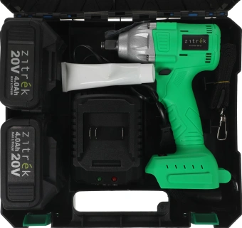 Гайковерт Zitrek Crusher 20-Li аккум. патрон:квад.1/2" (кейс в комплекте) (063-4077) - купить недорого с доставкой в интернет-магазине