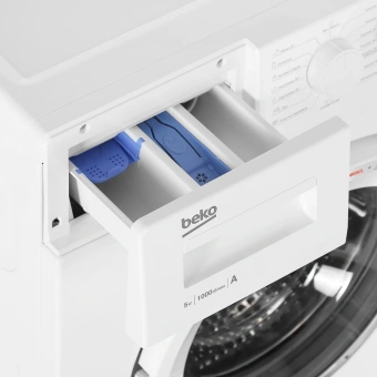 Стиральная машина Beko WRS5511BWW класс: A-10% загр.фронтальная макс.:5кг белый - купить недорого с доставкой в интернет-магазине