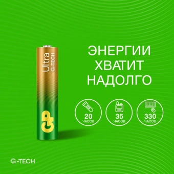 Батарея GP Ultra 24AUA21-2CRSBC8 AAA (8шт) блистер - купить недорого с доставкой в интернет-магазине