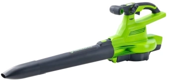 Воздуходувка-измельчитель Greenworks 2406907UG пит.:от аккум. зеленый - купить недорого с доставкой в интернет-магазине