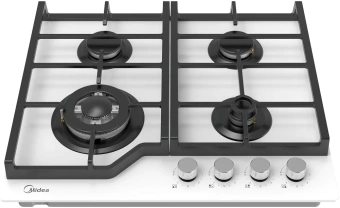 Газовая варочная поверхность Midea MG693TGW белый - купить недорого с доставкой в интернет-магазине