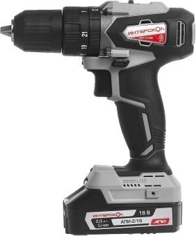 Дрель-шуруповерт Интерскол ДАУ-13/18В без АКБ и ЗУ аккум. патрон:быстрозажимной (кейс в комплекте) (574.0.0.70) - купить недорого с доставкой в интернет-магазине