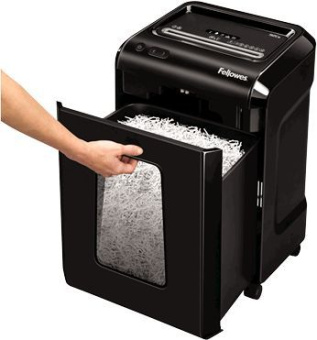 Шредер Fellowes PowerShred 92Cs (секр.P-4) фрагменты 18лист. 25лтр. скрепки скобы пл.карты CD - купить недорого с доставкой в интернет-магазине